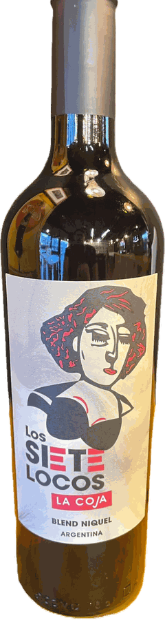 Botella de Los Siete Locos · La Coja, Blend